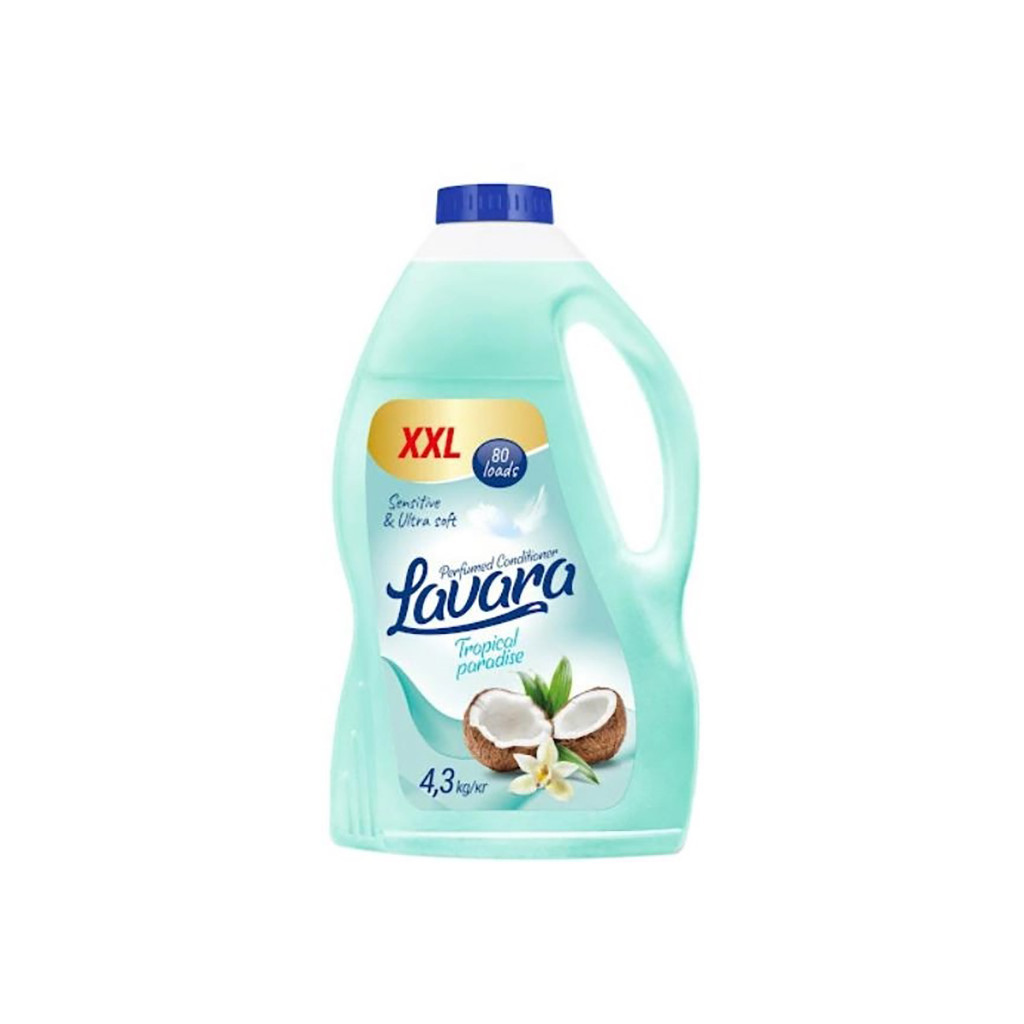 Кондиціонер для білизни Lavara Tropical Paradise 4.3 кг (4820191761681) - зображення 1
