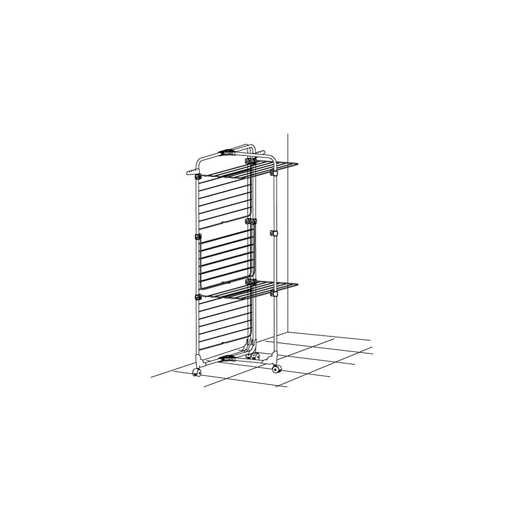 Сушарка для білизни Gimi Modular 3 Lux підлогова (154894) (929823) - зображення 5