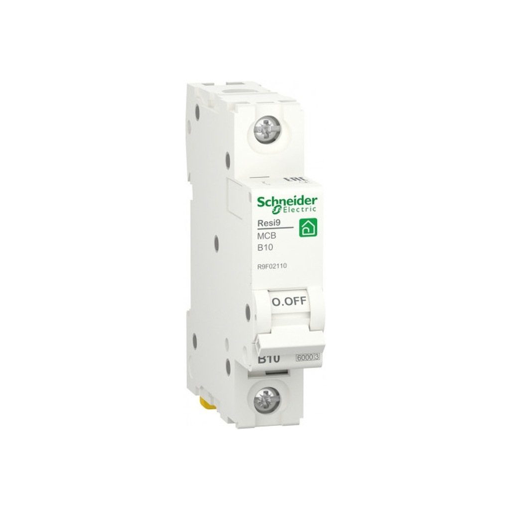 Автоматичний вимикач Schneider Electric RESI9 6kA 1P 10A B (R9F02110) - зображення 1