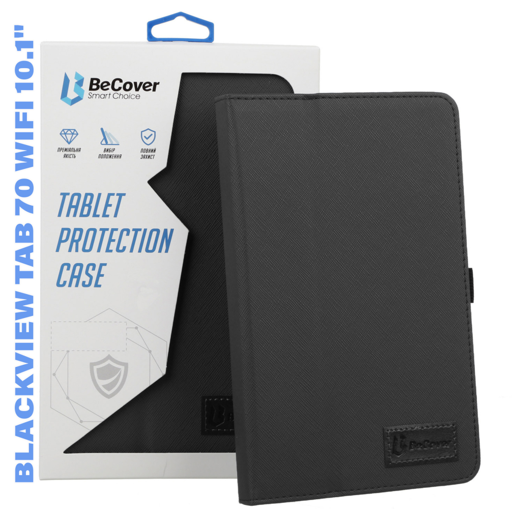 Чохол до планшета BeCover Slimbook Blackview Tab 70 WiFi 10.1" Black (712834) - зображення 6