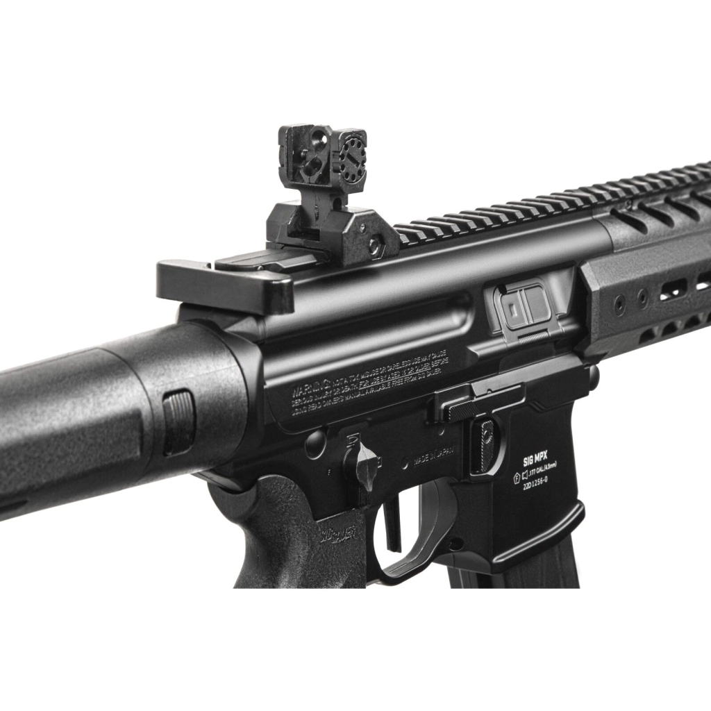 Пневматична гвинтівка Sig Sauer MPX GEN II Black (AIR-MPX-177-G2-BLK) - зображення 4