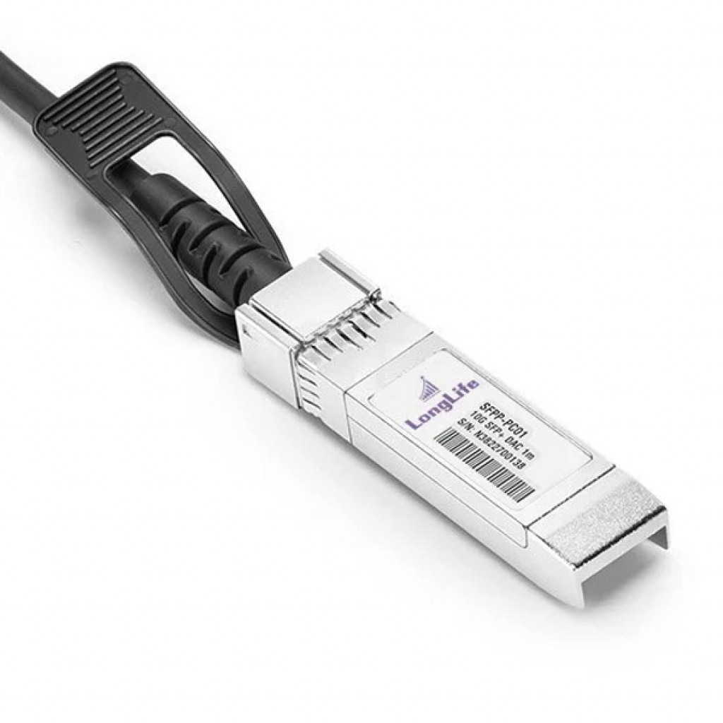 Оптичний патчкорд Alistar SFP+ to SFP+ 10G Directly-attached Copper Cable 2M (DAC-SFP+2M) - изображение 2