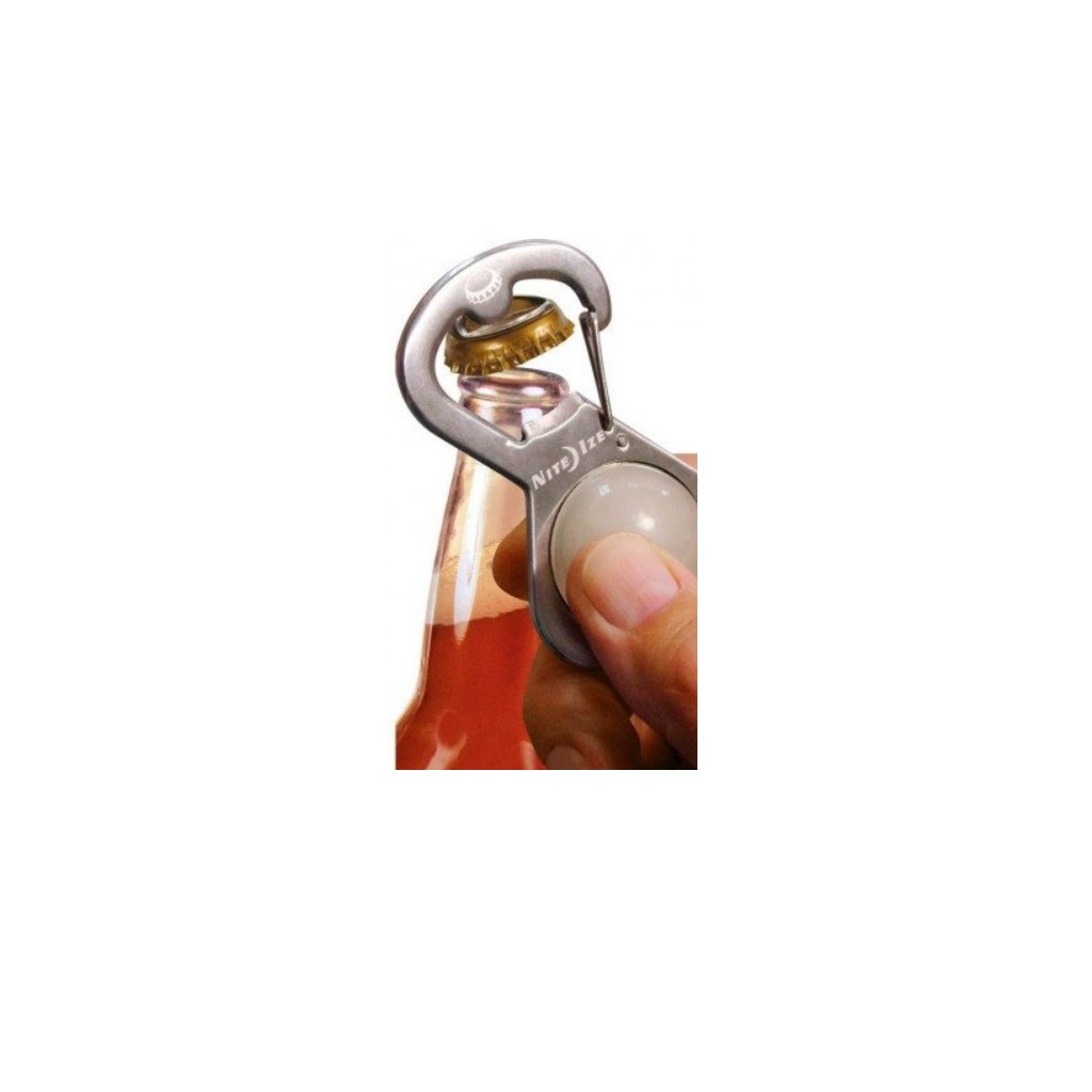 Карабін туристичний Nite ize Carb SS Opener NI812 Steel (4823082710959) - зображення 2