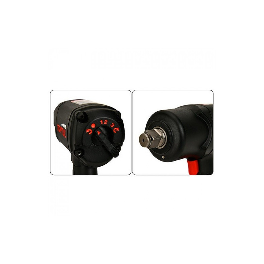 Гайковерт Toptul пневматичний 3/4" 1288N/m 8500 об/хв Super Duty (KSAC2480) - зображення 2