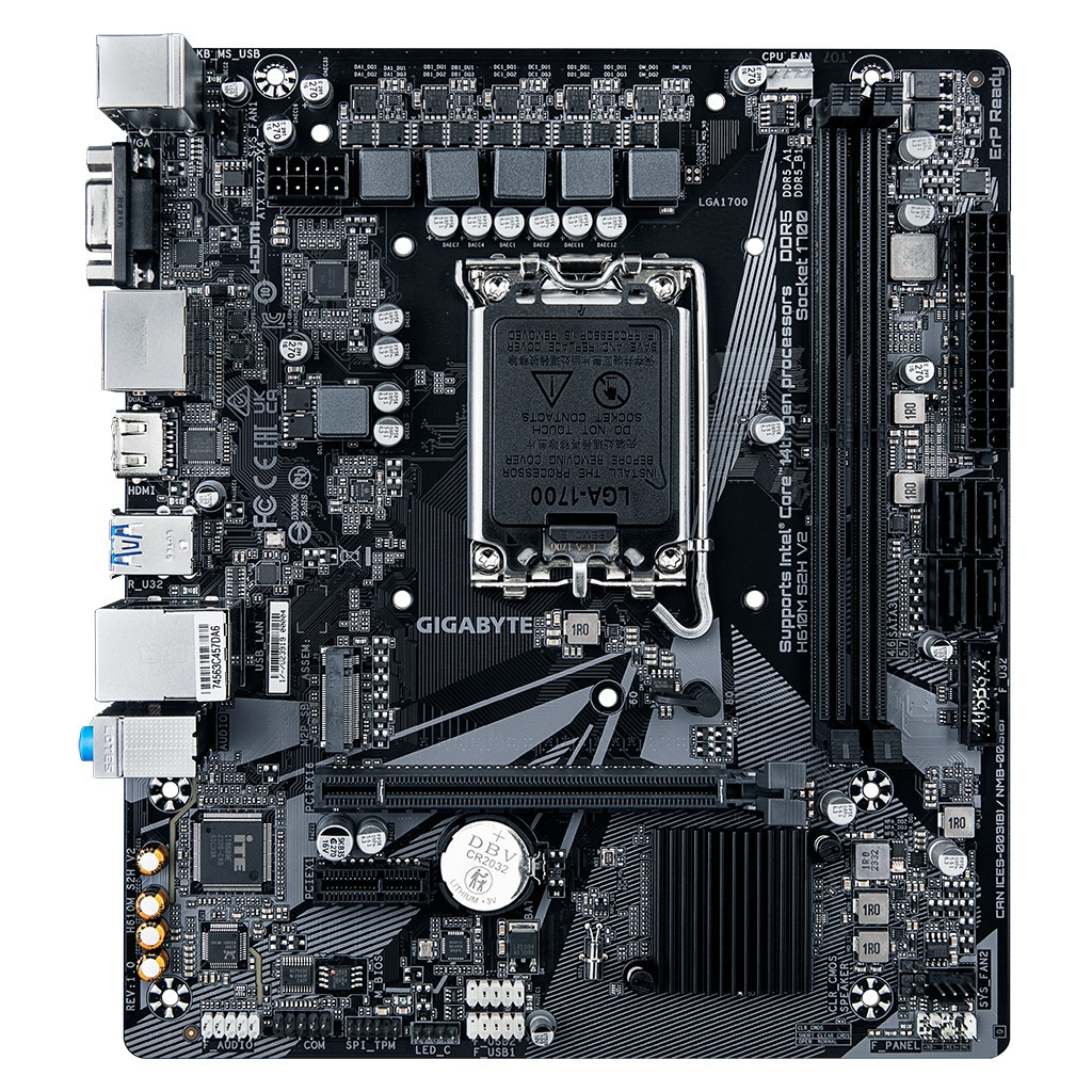 Материнська плата GIGABYTE H610M S2H V2 - зображення 1