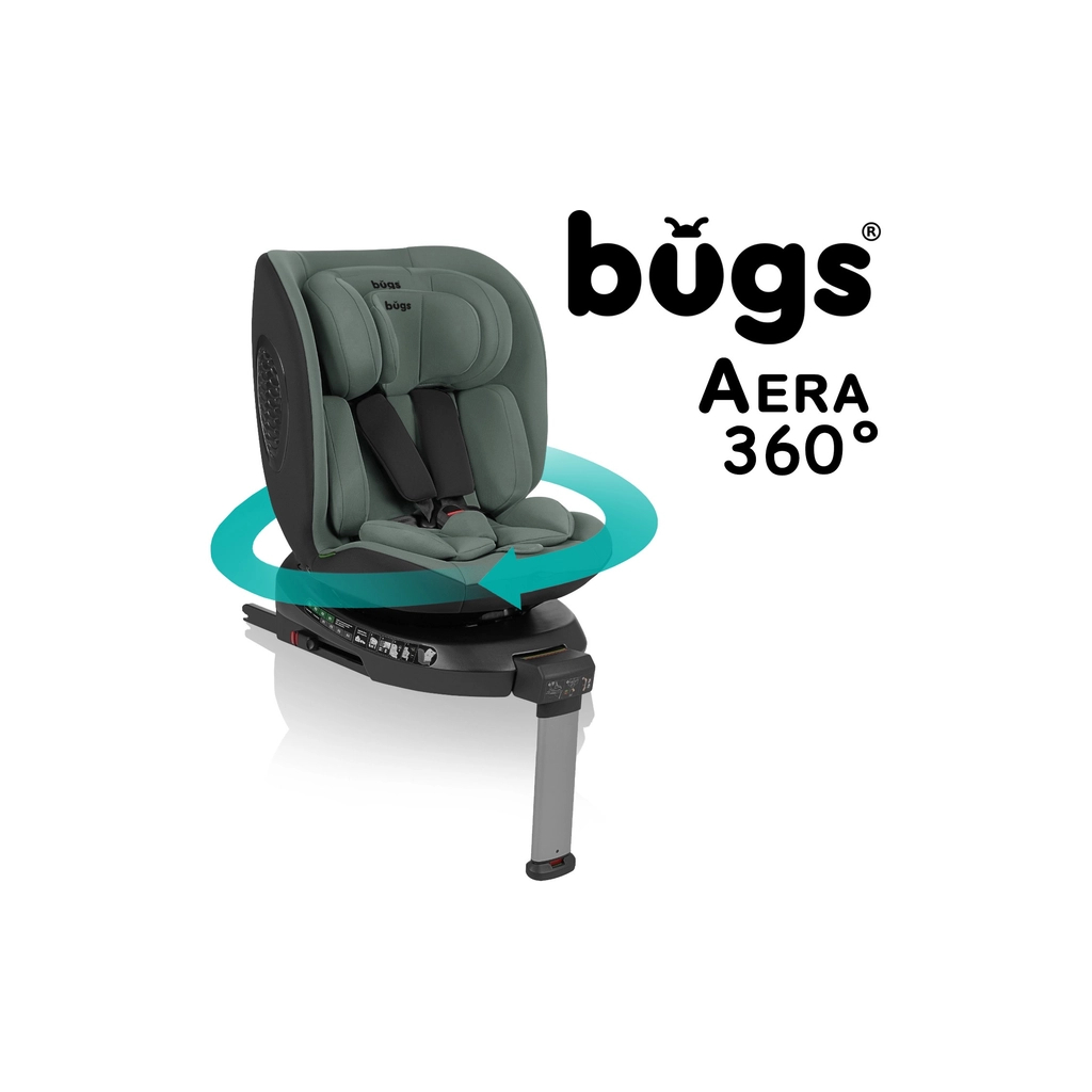 Автокрісло Bugs Aera 360 i-Size, ISOFIX, (036 кг) - Forest Pine (4823056520010) - зображення 7