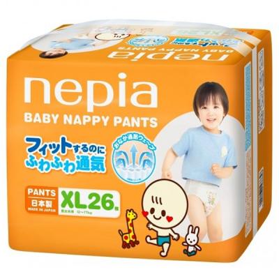 Підгузки Nepia Babby Nappy Pants XL (12-17 кг) 26 шт (4901121552125) - зображення 1