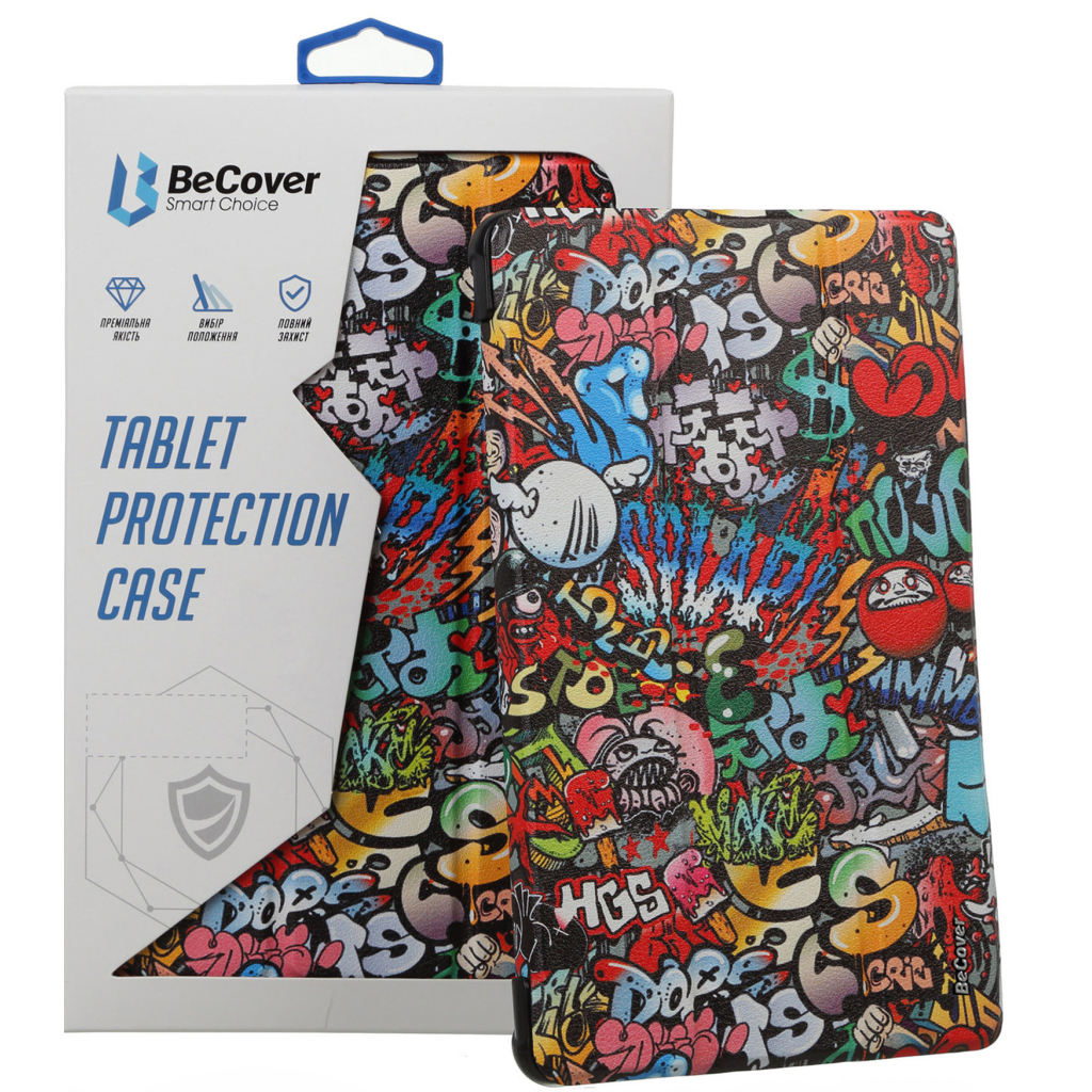 Чохол до планшета BeCover Smart Case Lenovo Tab M10 Plus TB-125F (3rd Gen)/K10 Pro TB-226 10.61" Graffiti (708314) - зображення 1