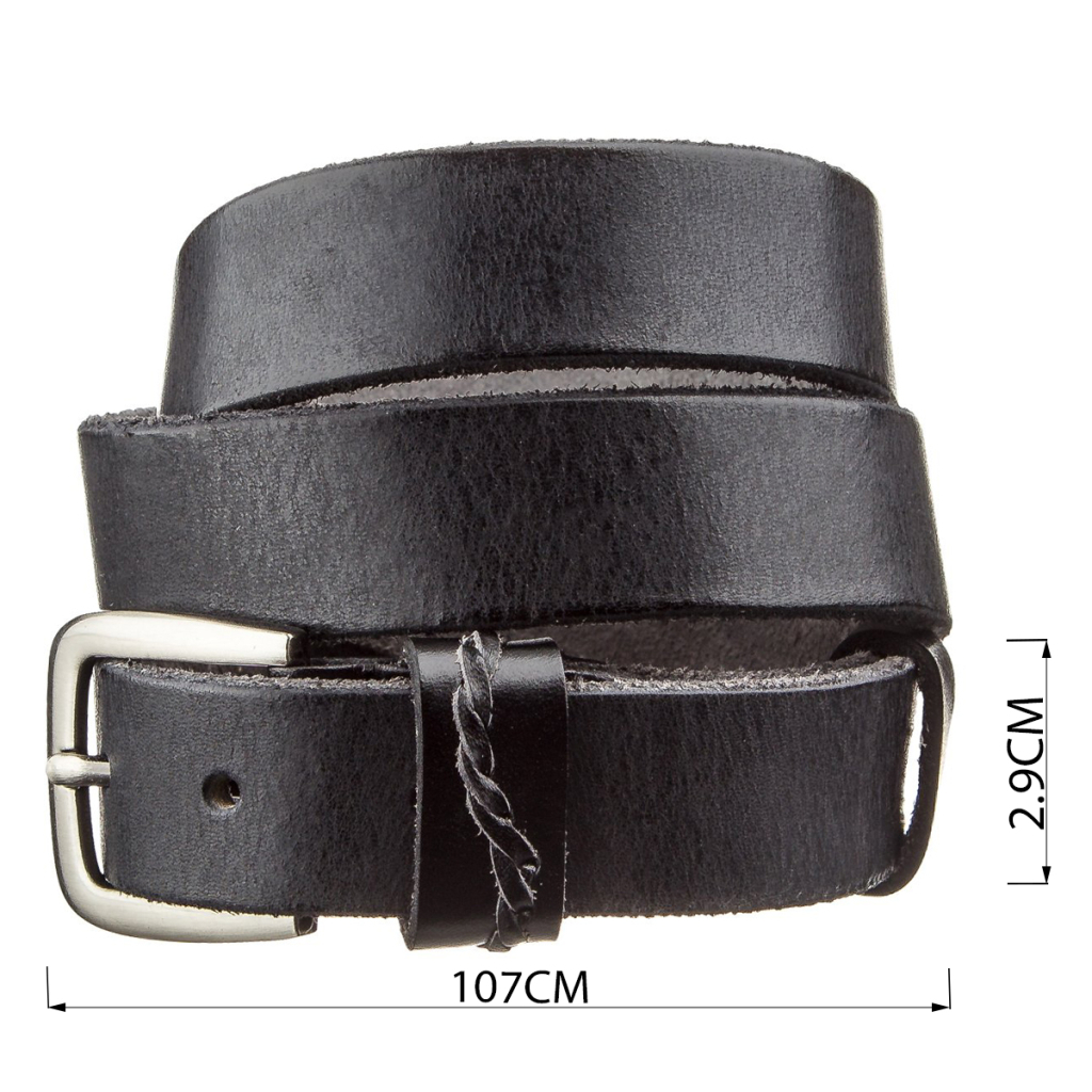 Ремінь Vintage Чоловічий Чорний (20123) - зображення 3