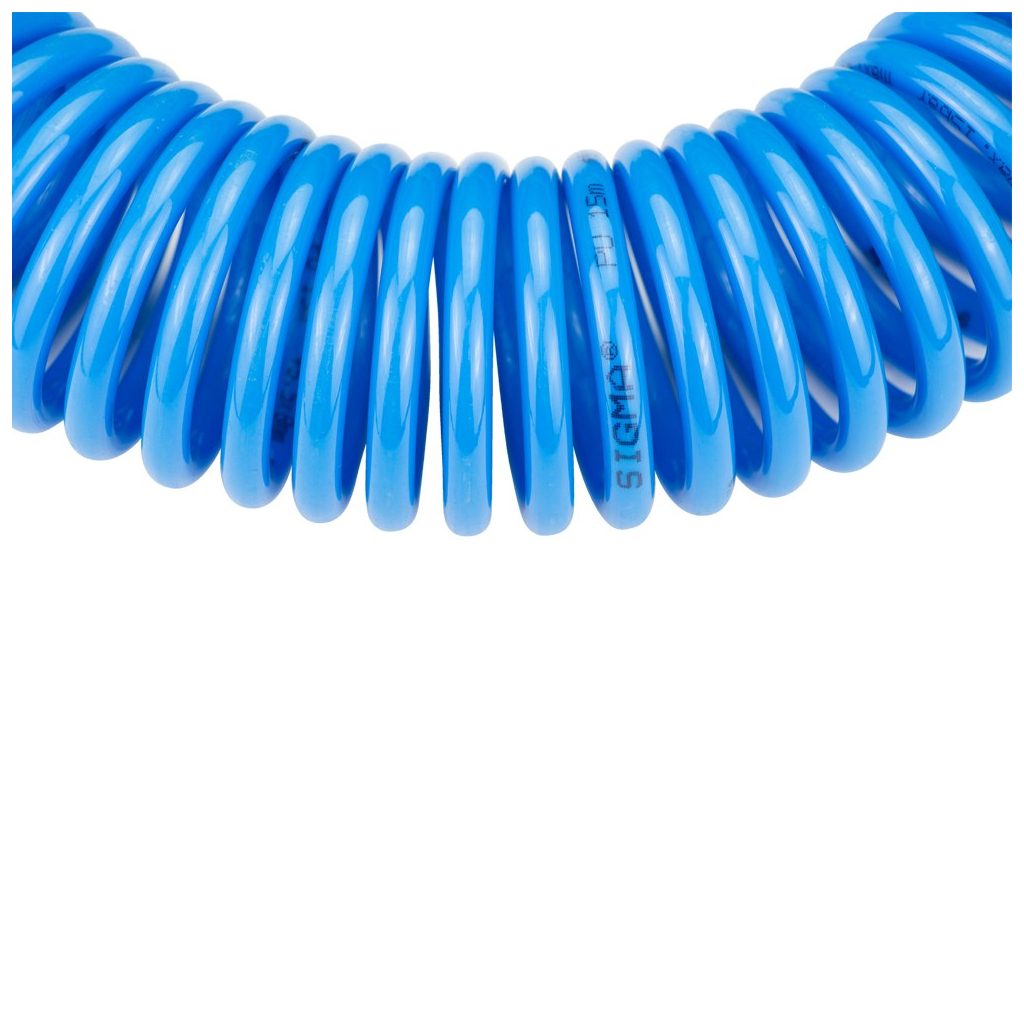 Пневматичний шланг Sigma спіральний поліуретановий (PU) 15м 5.5x8мм (7012031) - зображення 2