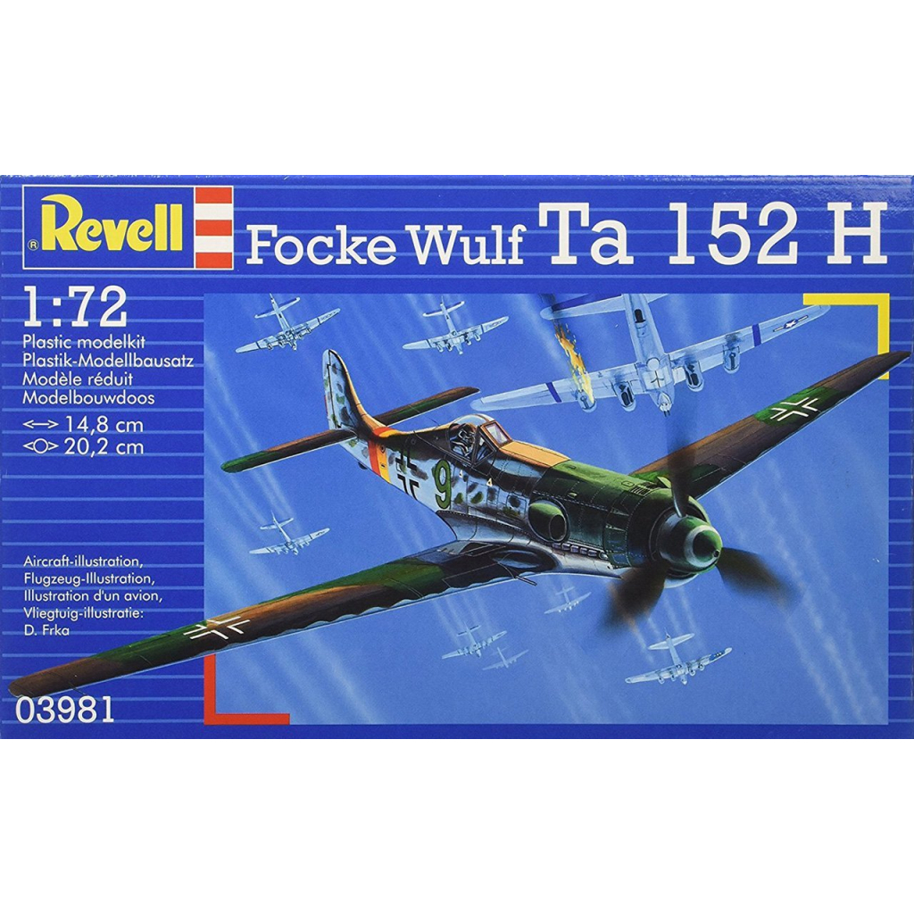 Збірна модель Revell Винищувач Focke Wulf Ta 152 H 1:72 (3981) - зображення 1