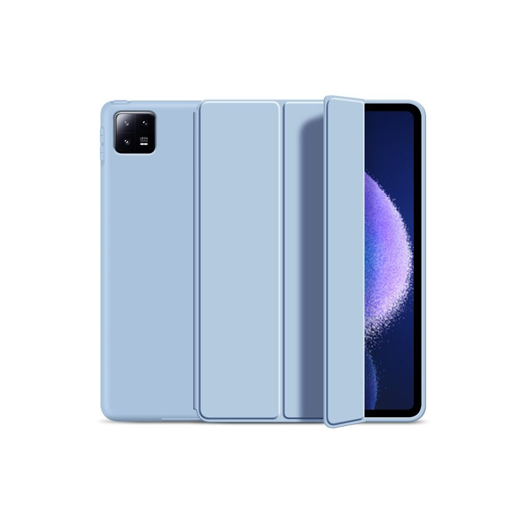 Чохол до планшета BeCover Tri Fold Soft TPU Silicone Xiaomi Mi Pad 6 / 6 Pro 11" Light Blue (709673) - зображення 2