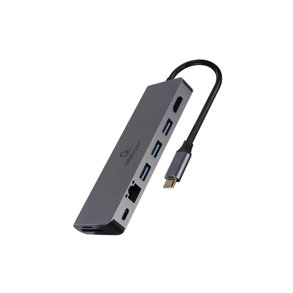Концентратор Cablexpert USB-C 5-in-1 (A-CM-COMBO5-05) - зображення 3
