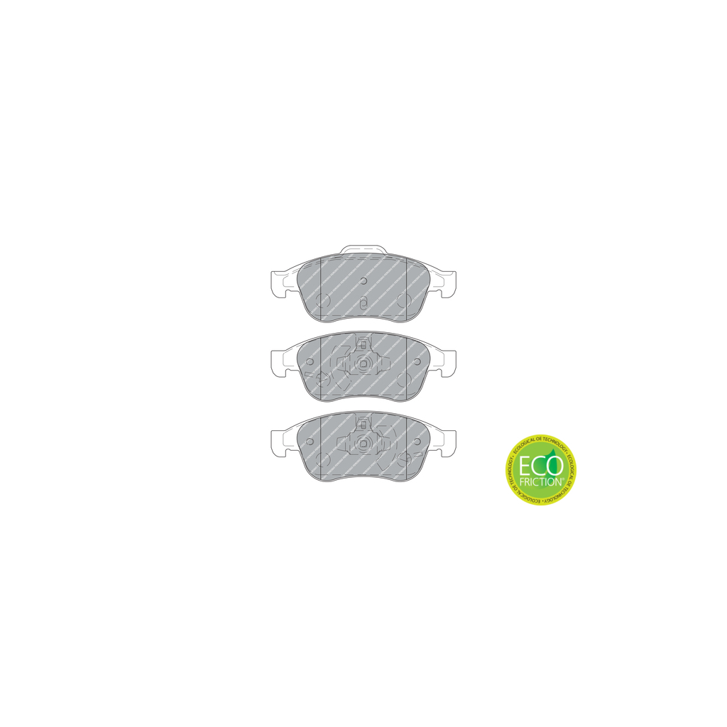 Гальмівні колодки FERODO FDB4180 - зображення 2