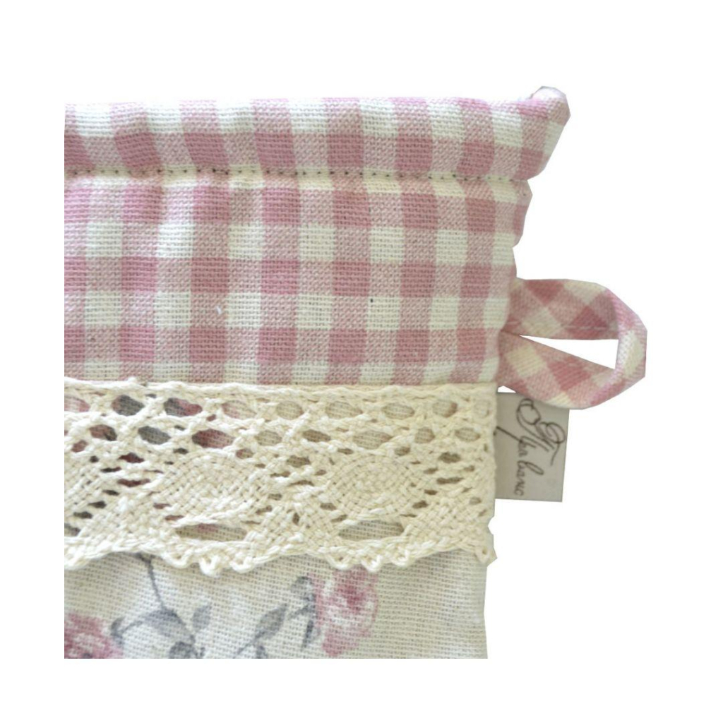 Кухонна прихватка Прованс Рукавичка Bella Троянди/Рожева клiтинка 33х16 (013537) - изображение 3