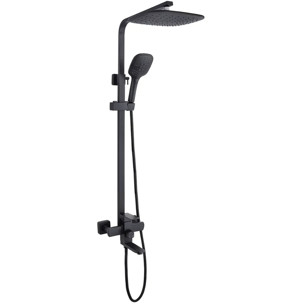 Душовий гарнітур Kroner Edelstahl Kubus-SCH063 + змішувач Edelstahl Kubus-SCH010-3 (CVS30177) - изображение 5