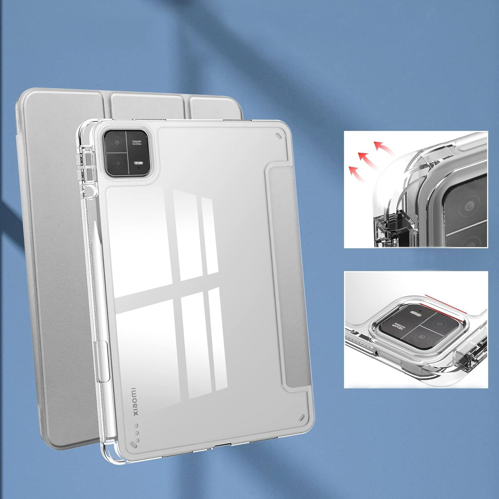 Чохол до планшета BeCover TPU Edge stylus mount Xiaomi Mi Pad 6 / 6 Pro 11" Sliver (709560) - зображення 4