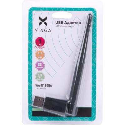 Мережева карта Wi-Fi Vinga WA-N150UA - зображення 4