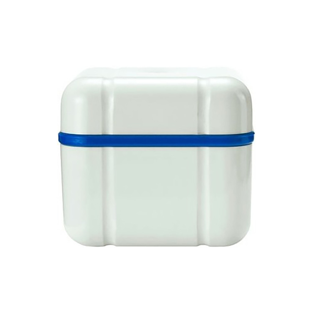 Футляр для зубних протезів Curaprox З решіткою Синій 1 шт. (7612412300109) - изображение 1