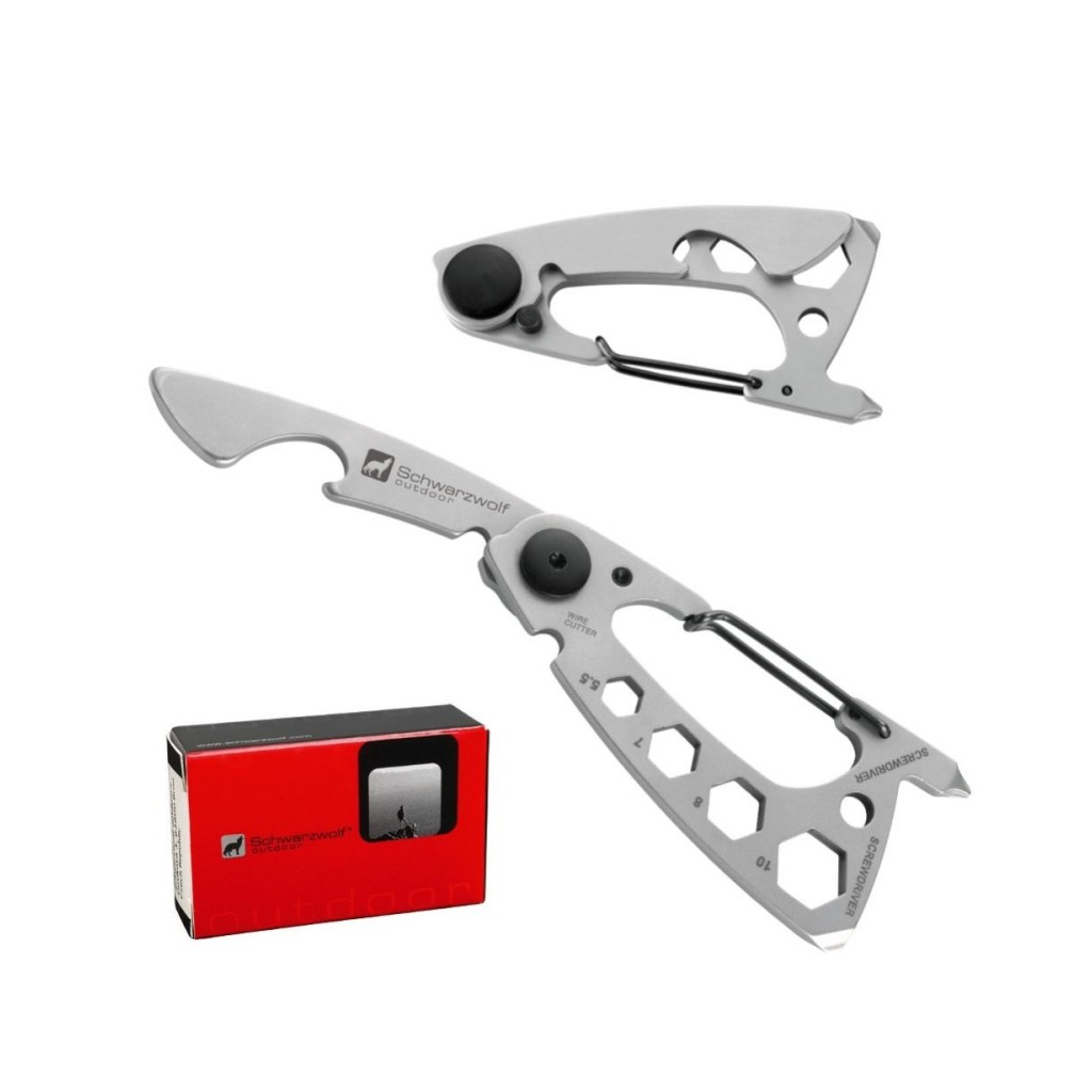 Мультитул Schwarzwolf Burundi 10 функцій сірий (F6000300AJ3) - зображення 6