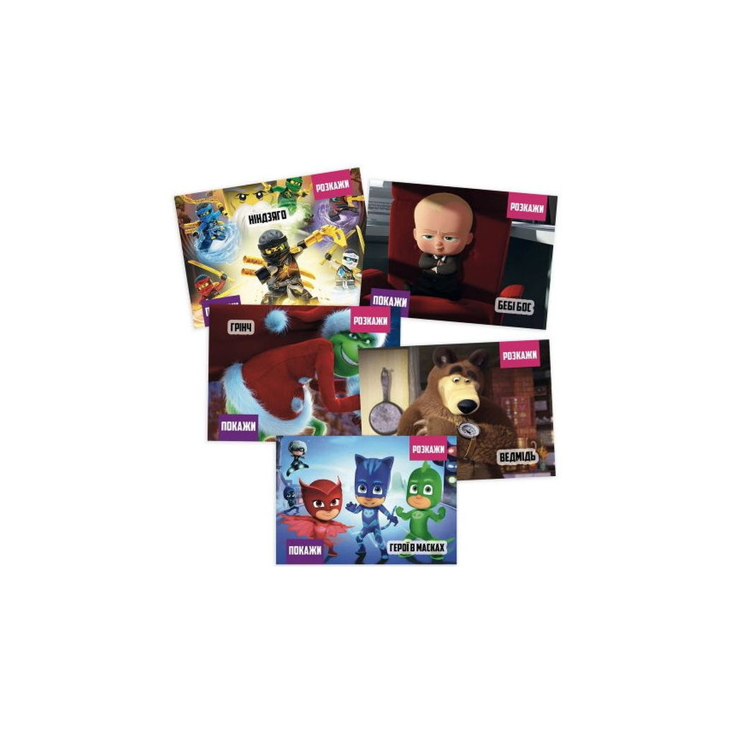 Настільна гра PLAYROOM Покажи або розкажи. Мультфільми, українська (ВР_ПРМУ) - зображення 4