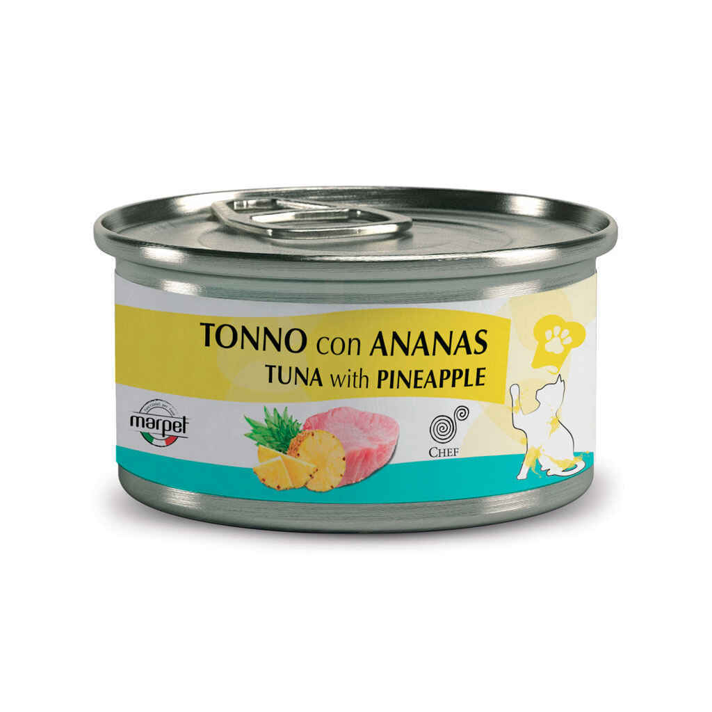 Консерви для котів Marpet Aequilibria Chef Тунець з ананасом 80 г (GN25/080) - зображення 1