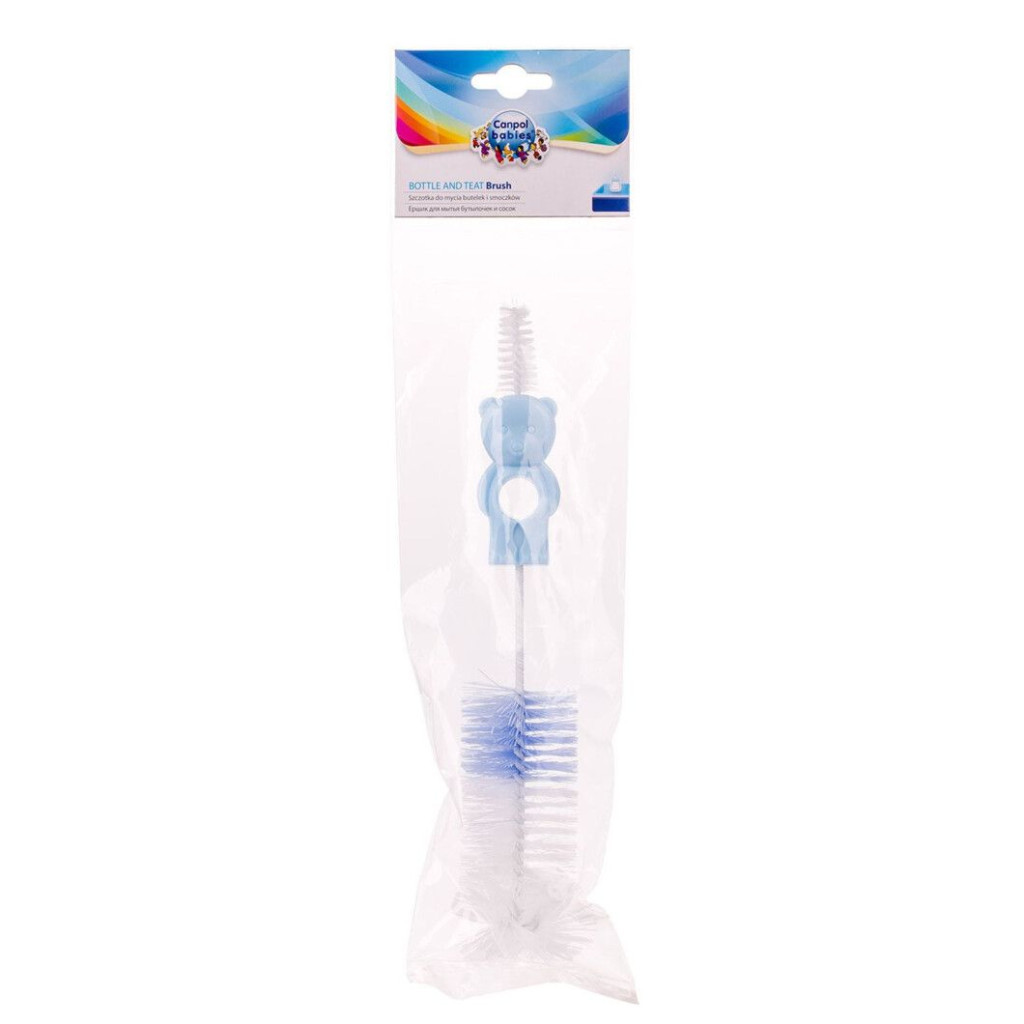 Щіточка для миття пляшечок Canpol babies i сосок (набiр) білий (2/413) - зображення 3