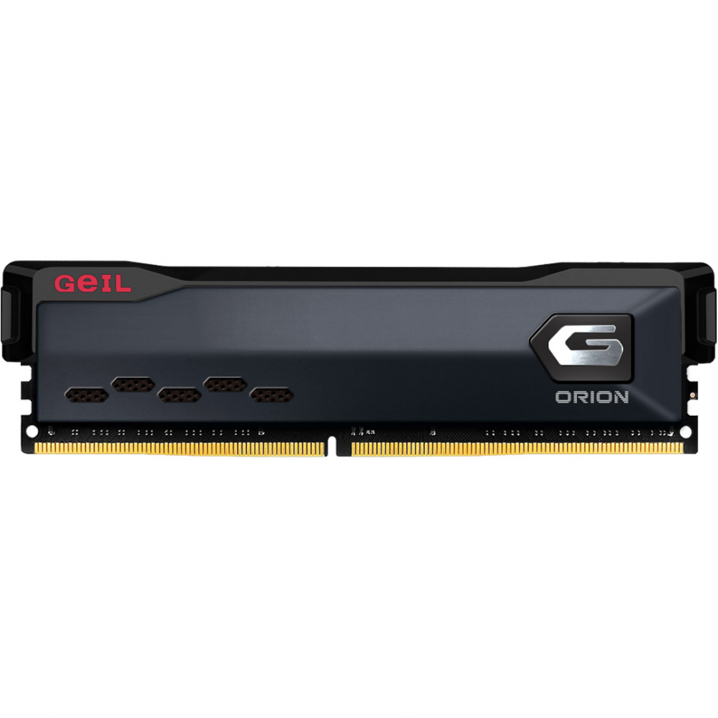 Модуль пам'яті для комп'ютера DDR4 16GB 3200 MHz Orion Black Geil (GOG416GB3200C16ASC) - зображення 1
