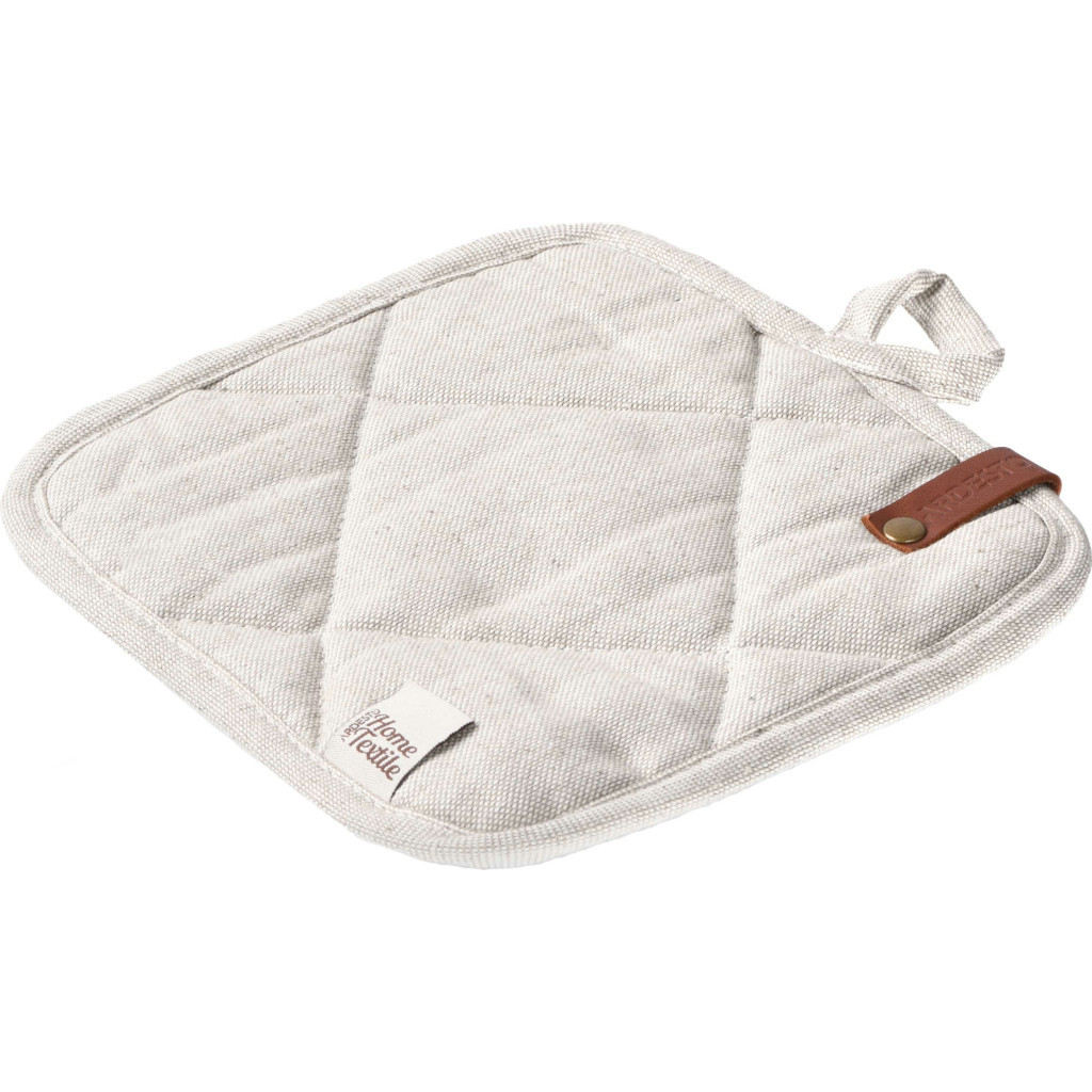 Кухонна прихватка Ardesto Oliver, 20х20 см, 100% бавовна, нап-ч: ватин, сірий світлий (ART04OL) - изображение 5