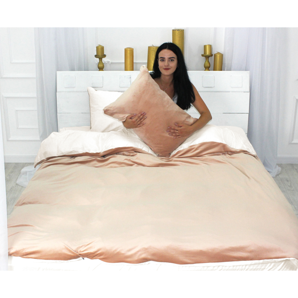 Постільна білизна MirSon Велюр Winter Delicate 28-0084 Digitale King Size (2200004042411) - зображення 5