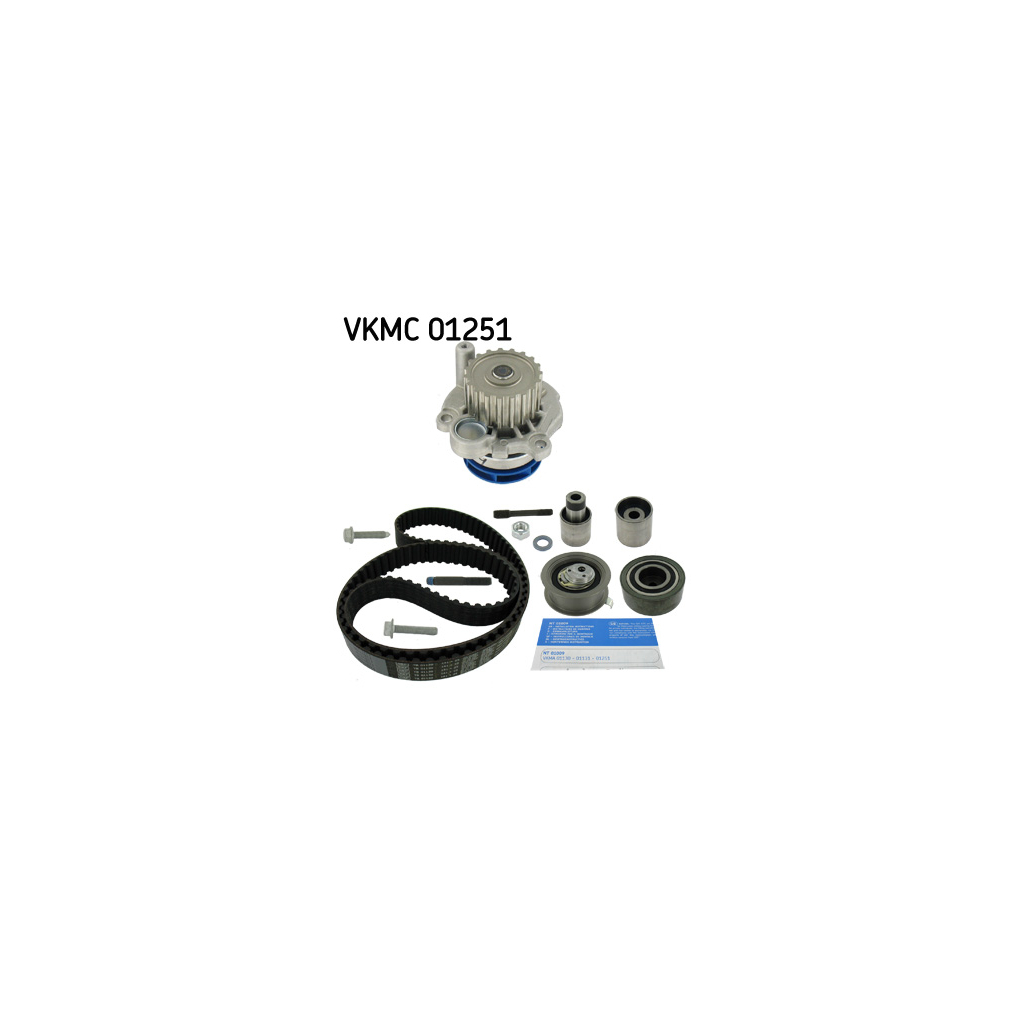 Комплект ременя ГРМ з помпой SKF VKMC 01251 - зображення 1