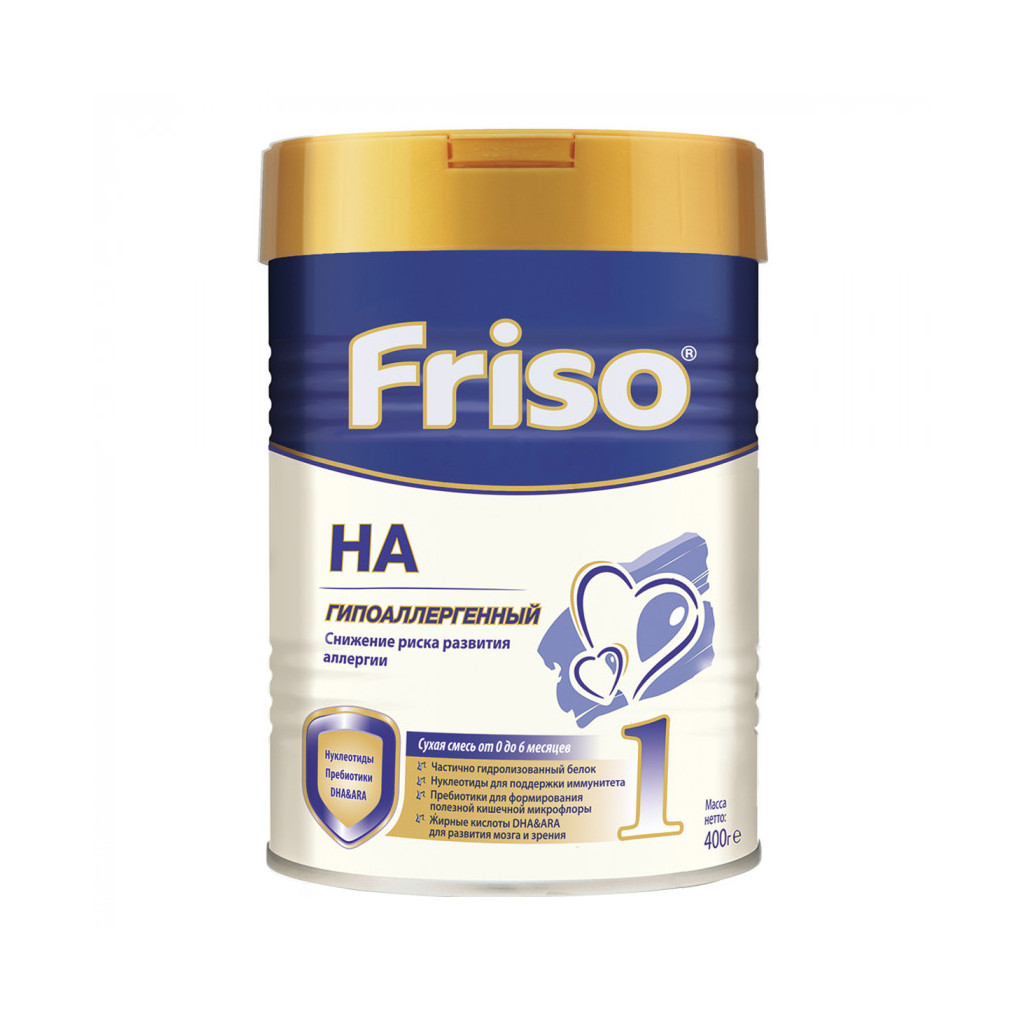 Дитяча суміш Friso Hypoallergenic 1 +0 міс. 400 г (8716200724395) - изображение 1