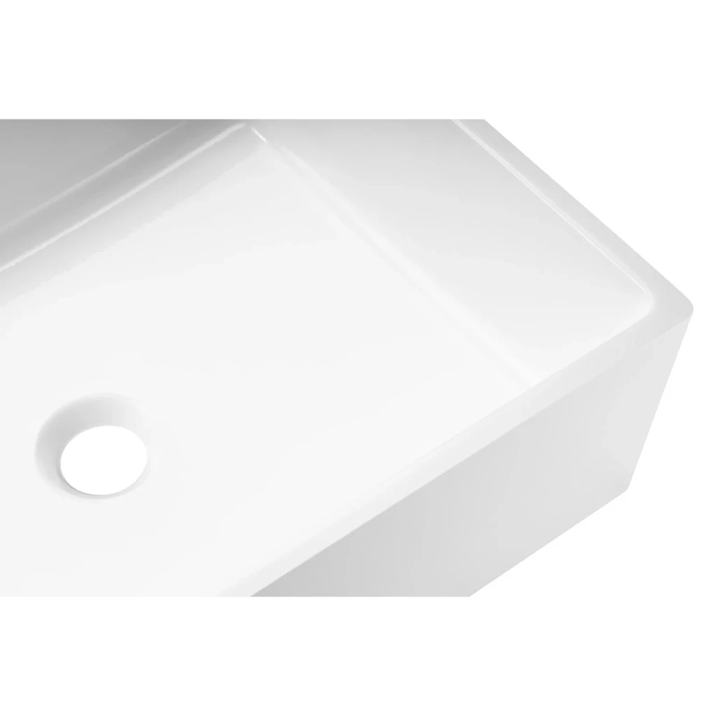 Раковина GRANADO Tolosa white gel (gbs1205g) - зображення 4