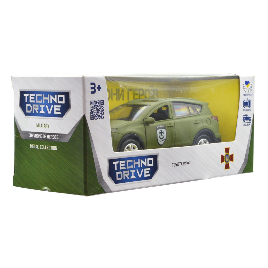 Машина TechnoDrive серії Шеврони Героїв - Toyota RAV4 - Буревій (KM6198) - зображення 7