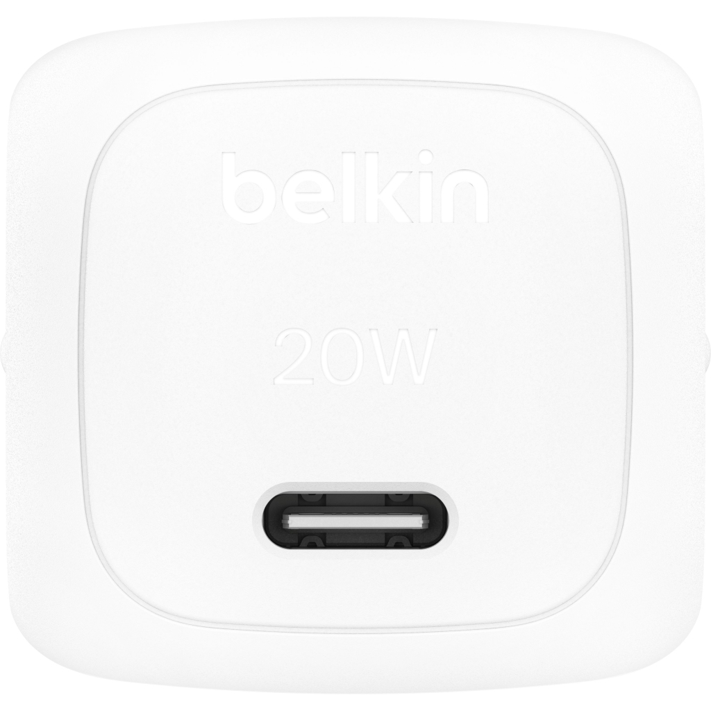 Зарядний пристрій Belkin USB-C PD20W PPS white (WCA009KQWH) - зображення 3