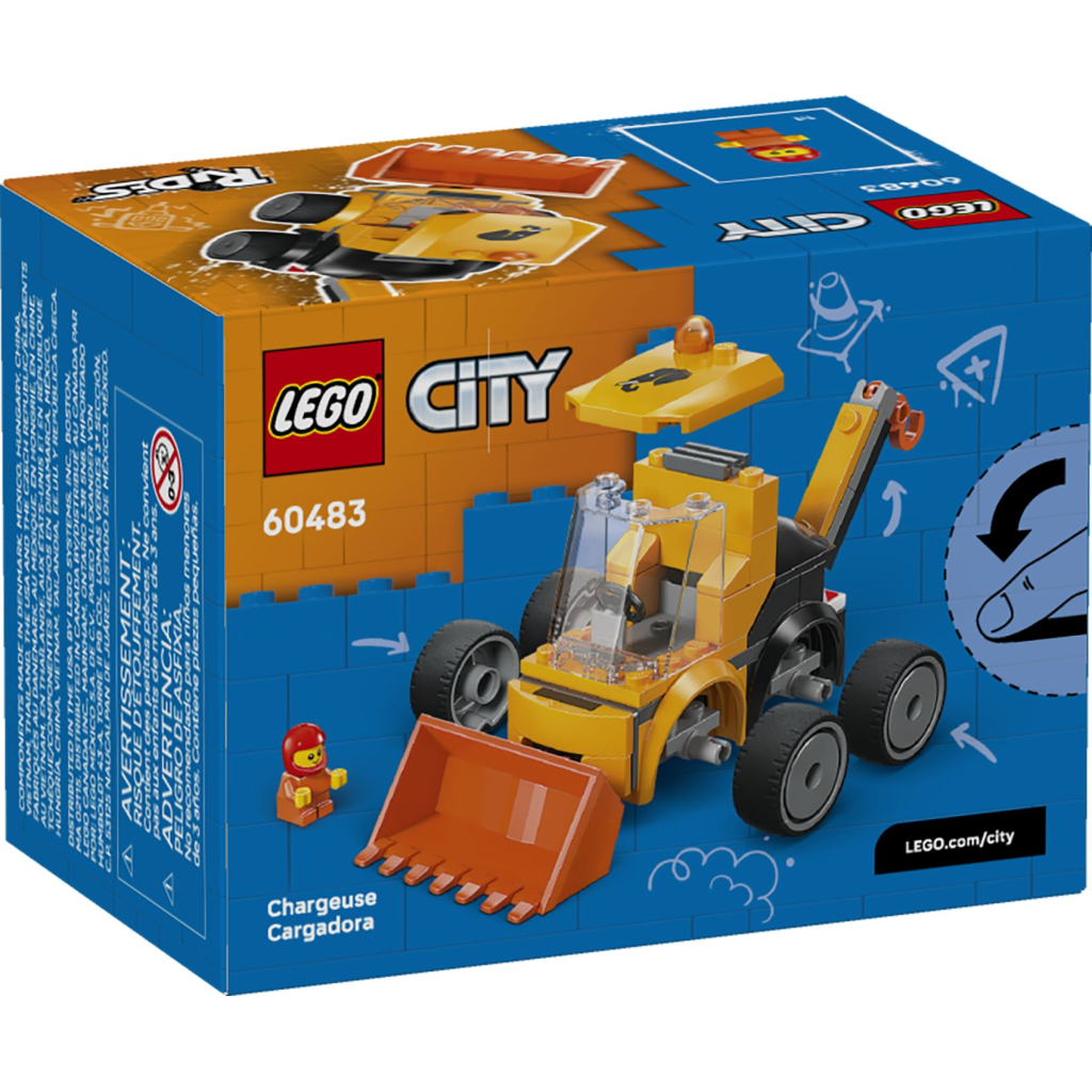 Конструктор LEGO City Автівки — Будівельний навантажувач (60483) - зображення 6