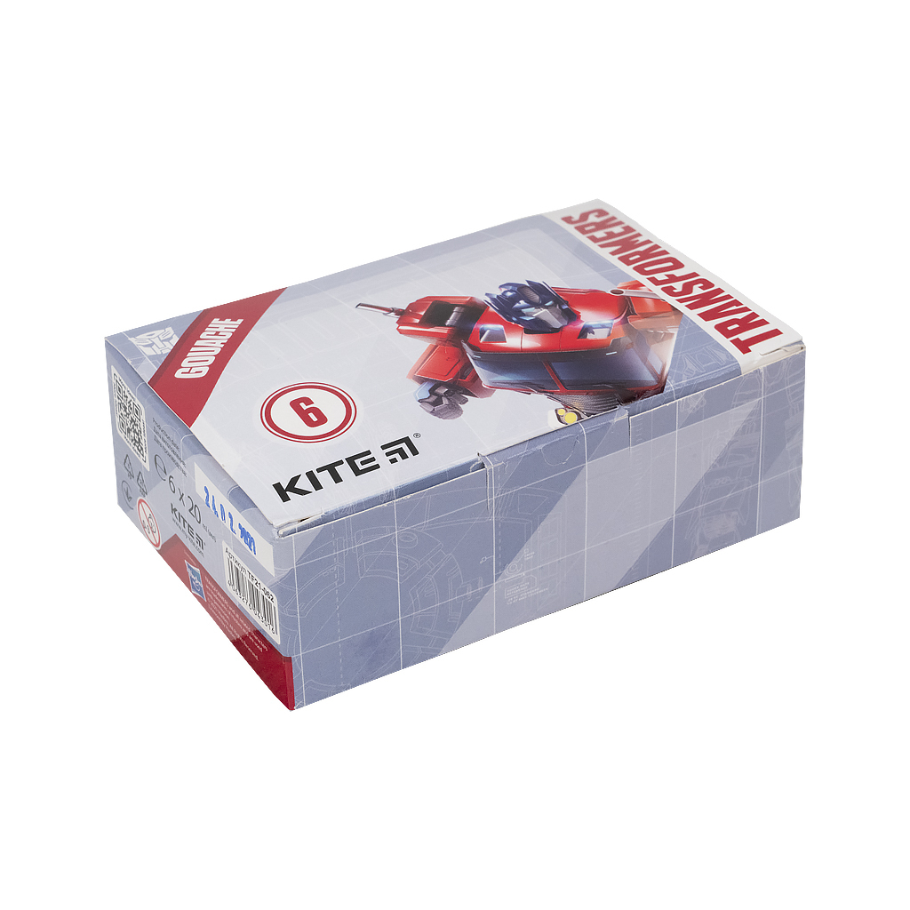 Гуашеві фарби Kite Transformers 6 кол., 20мл (TF21-062) - зображення 1