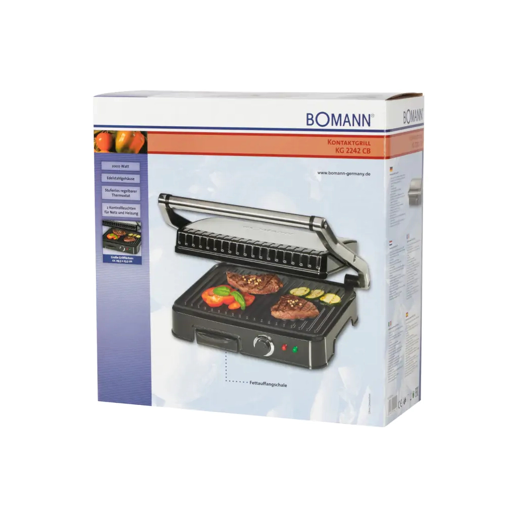 Електрогриль Bomann KG 2242 СВ (KG2242СВ) - зображення 2