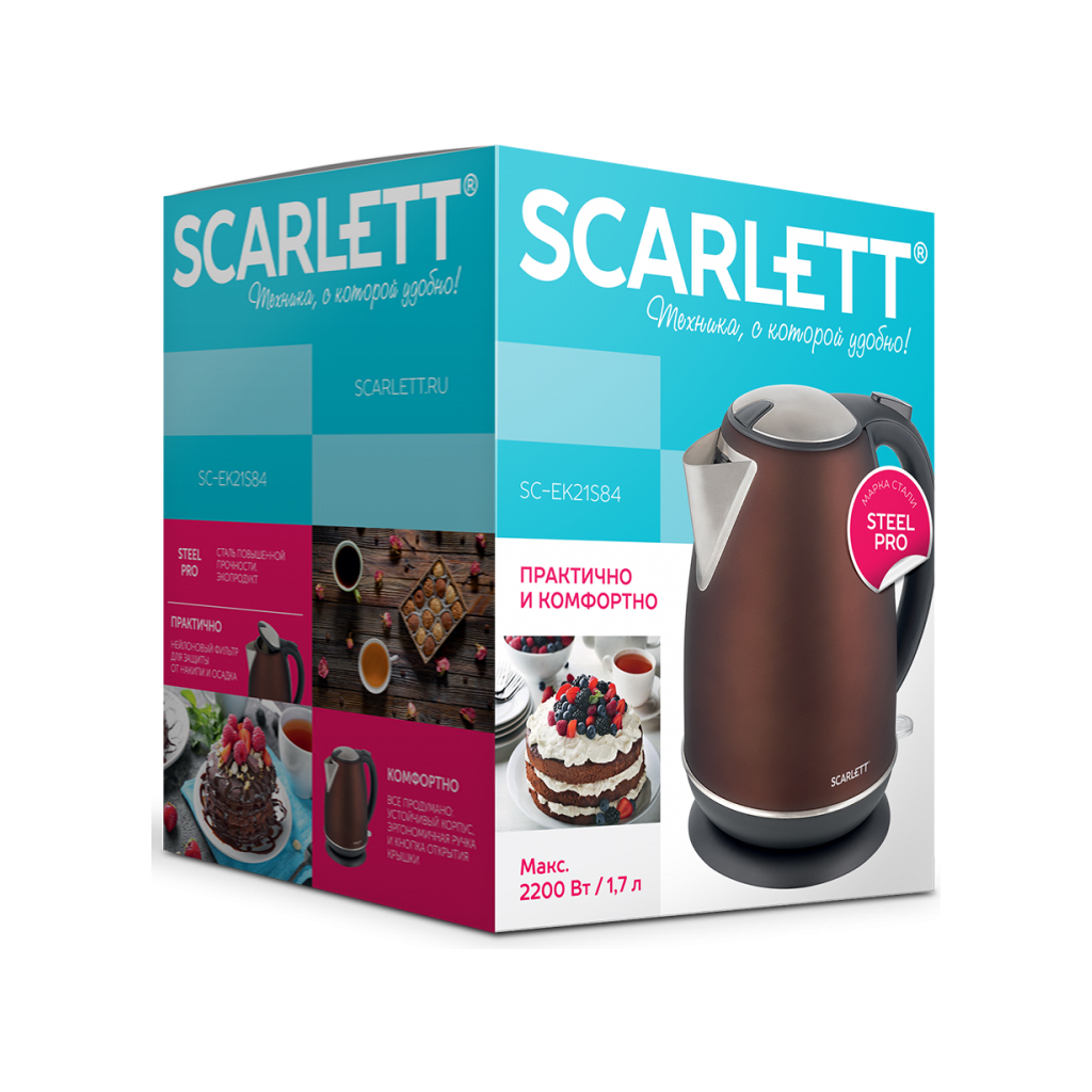 Електрочайник Scarlett SC-EK21S84 - зображення 6