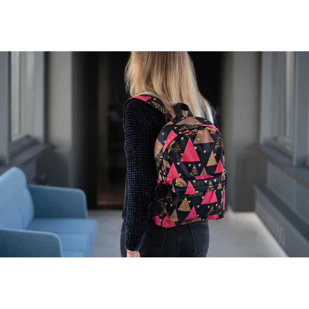 Рюкзак для ноутбука 2E 13" TeensPack Triangles, black (2E-BPT6114BK) - изображение 10