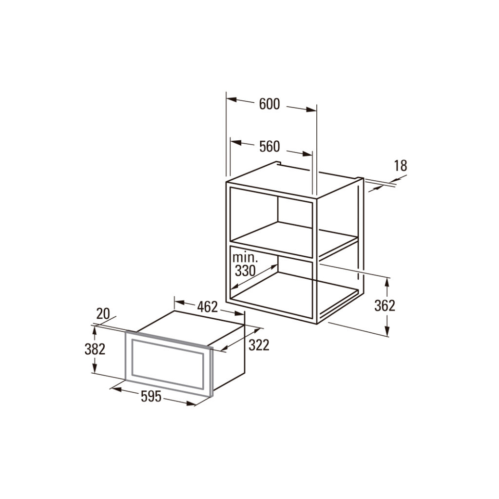 Мікрохвильова піч Cata MMA 20 X - зображення 2