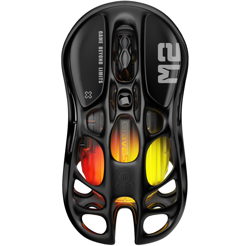 Мишка GravaStar Mercury M2 BT/WL/USB-A RGB Black (GRAVASTARM2_BLK) - зображення 1