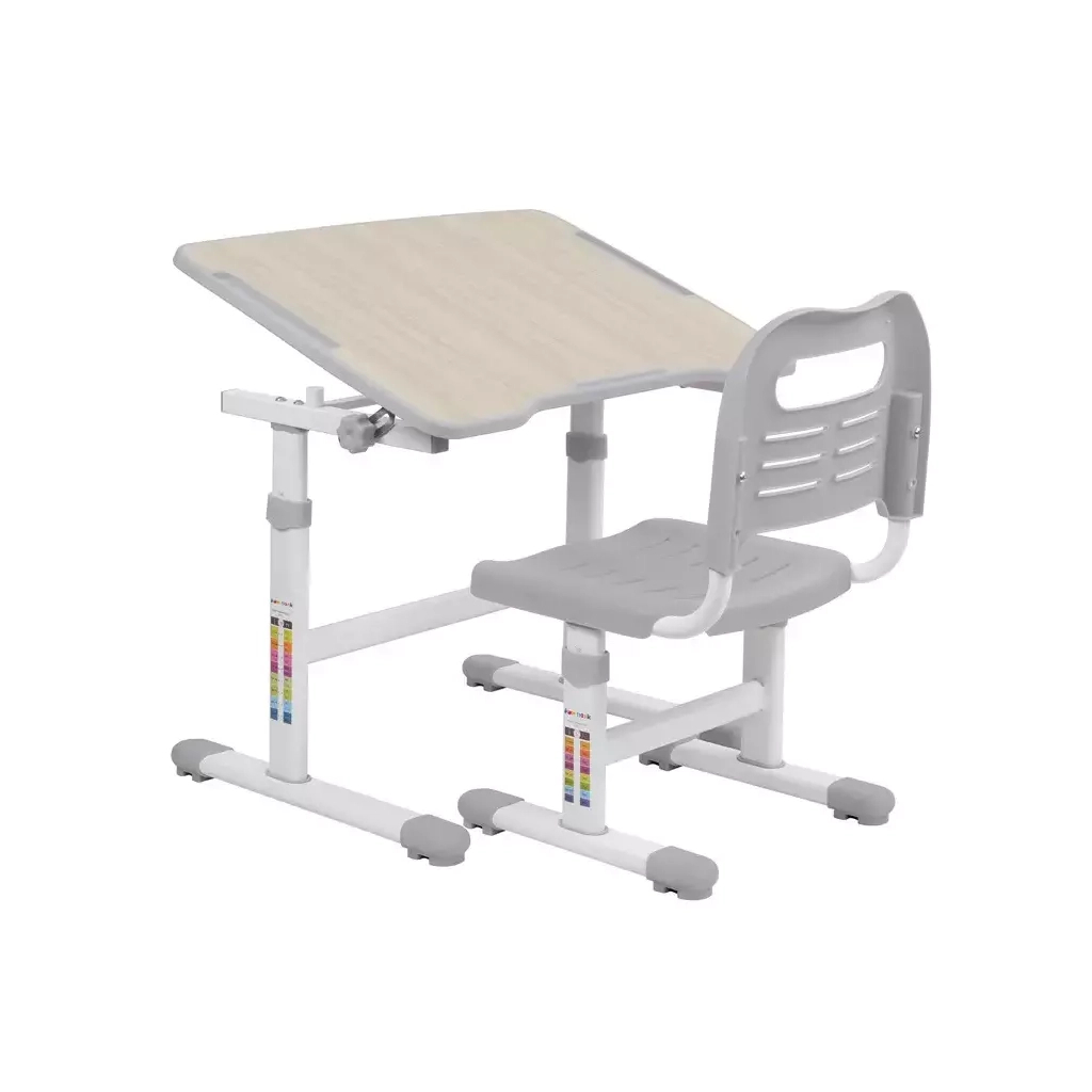 Парта зі стільцем FunDesk Piccolino Grey (211459) - зображення 4