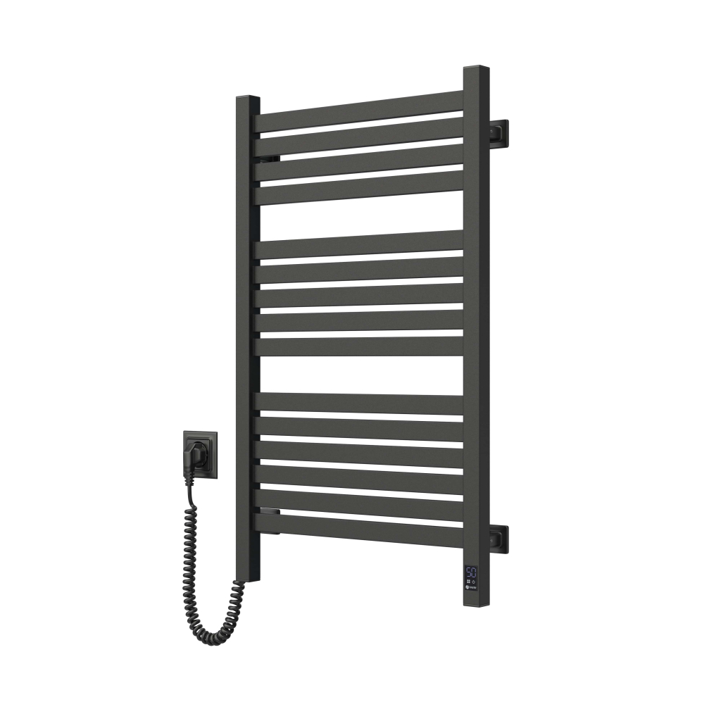 Сушарка для рушників Navin Авангард Х, 800х480, Wi-Fi, чорний муар, лівобічна (12-272155-4880) - зображення 4