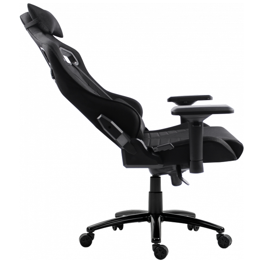 Крісло ігрове GT Racer X-5113F Black (X-5113F Fabric Black) - зображення 4