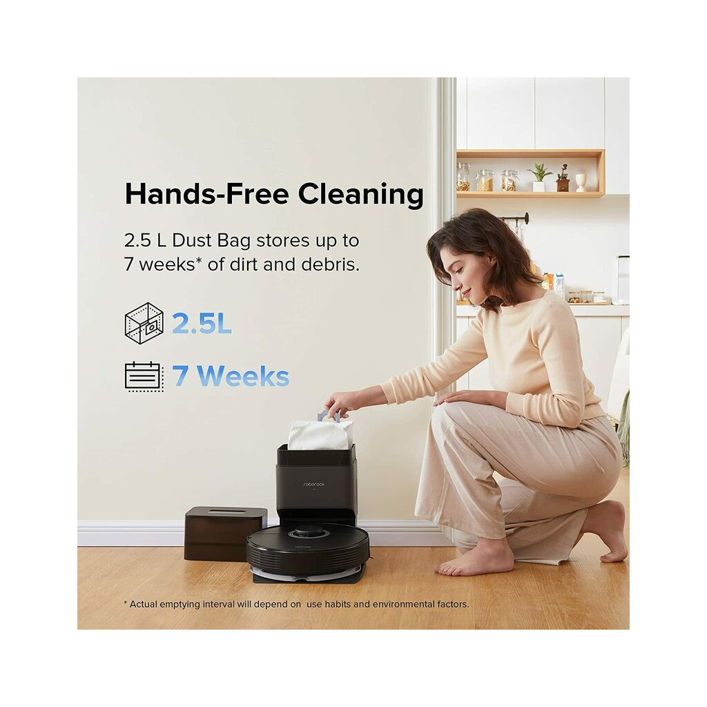 Пилосос Xiaomi RoboRock Vacuum Cleaner Q7 Max+ Black (Q7MP52-00) - зображення 2