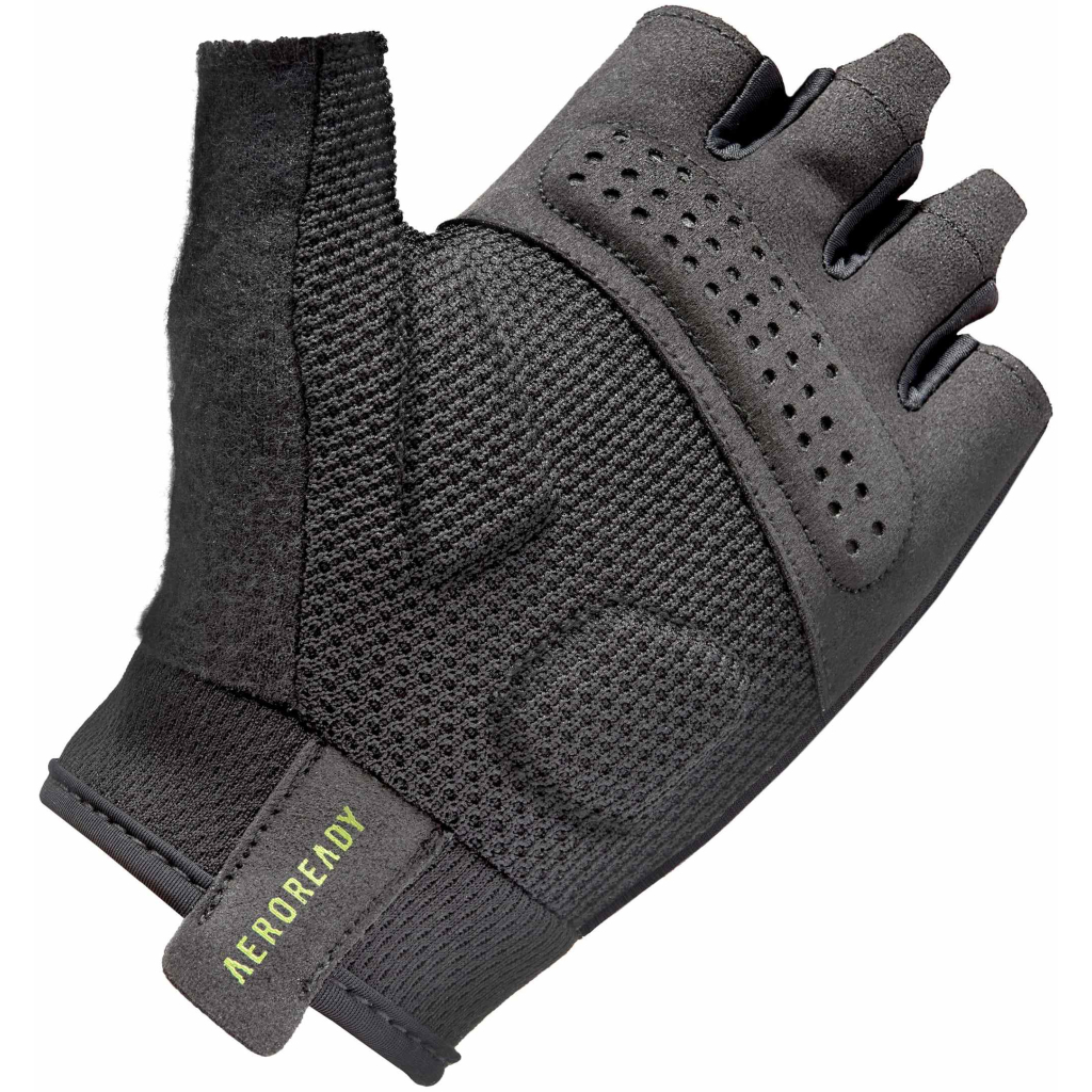Рукавички для фітнесу Adidas Essential Training Gloves ADGB-15003GN чорний, зелений L (885652025973) - зображення 2