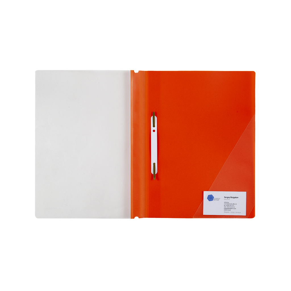 Папка-швидкозшивач Axent А4 з кутовим кишенею, 170/350 мкм червона (1306-24-A) - зображення 2