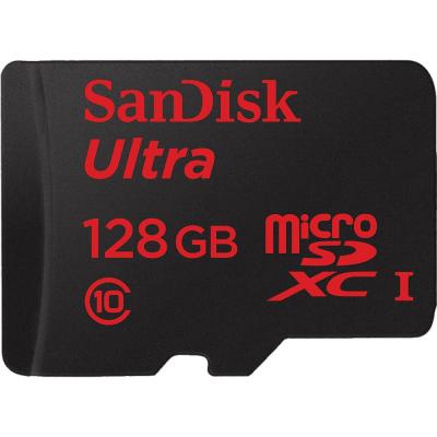 Карта пам'яті SanDisk 128GB microSDXC class 10 UHS-I (SDSQUNB-128G-GN3MN) - зображення 1