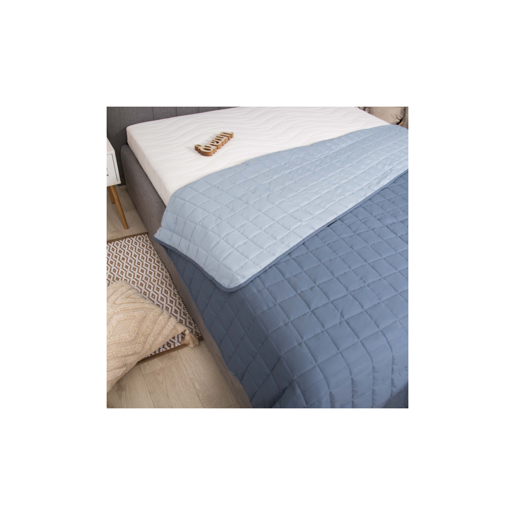 Покривало Viluta стьобане двустороннє Дует Морський бриз 210х220 (дует Морський бриз 210*220) - зображення 3